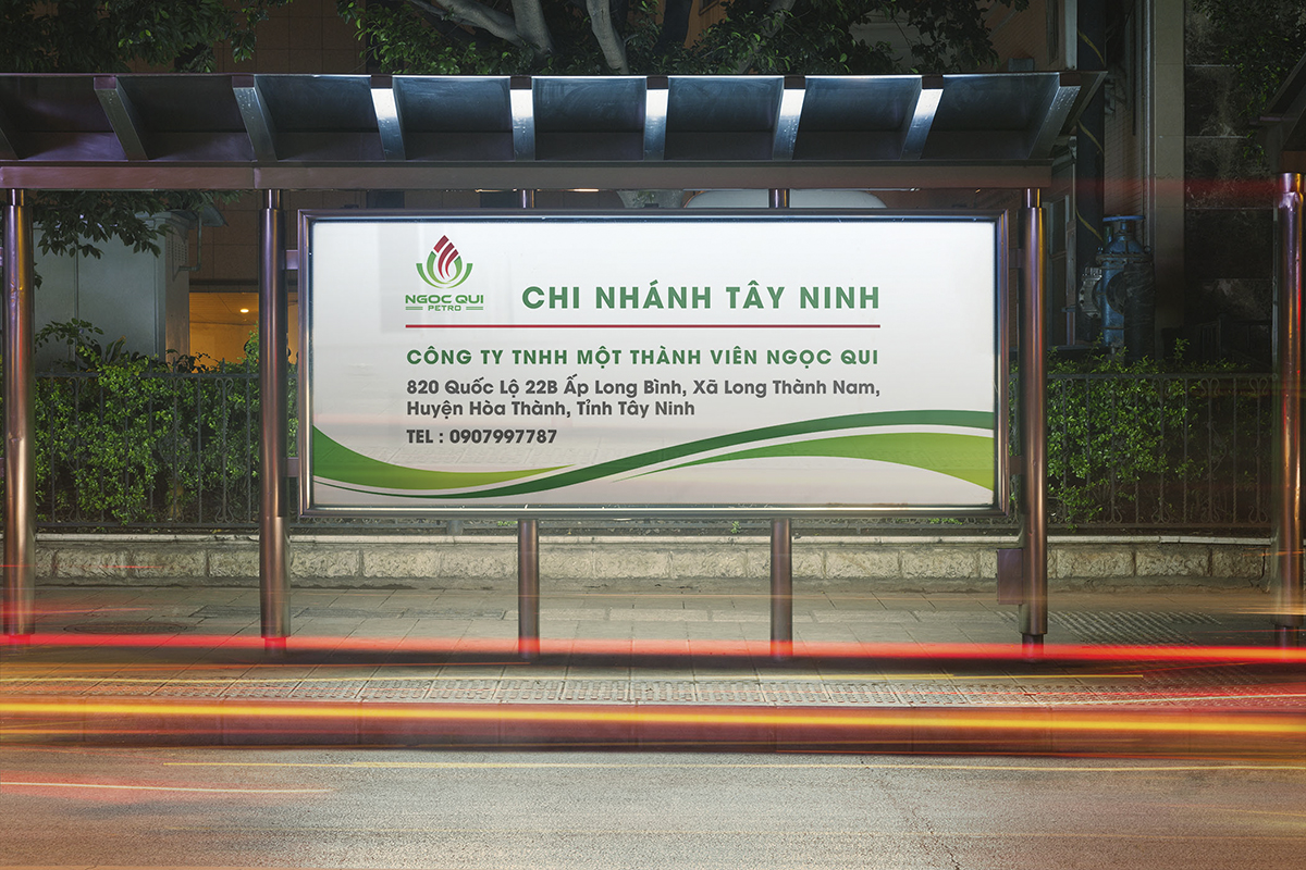 NGỌC QUI - Sáng tạo thương hiệu dầu khí Ngọc Qui với mẫu thiết kế logo ấn tượng